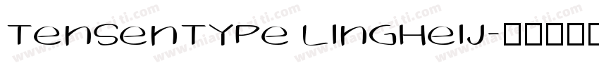 Tensentype LingHeiJ字体转换